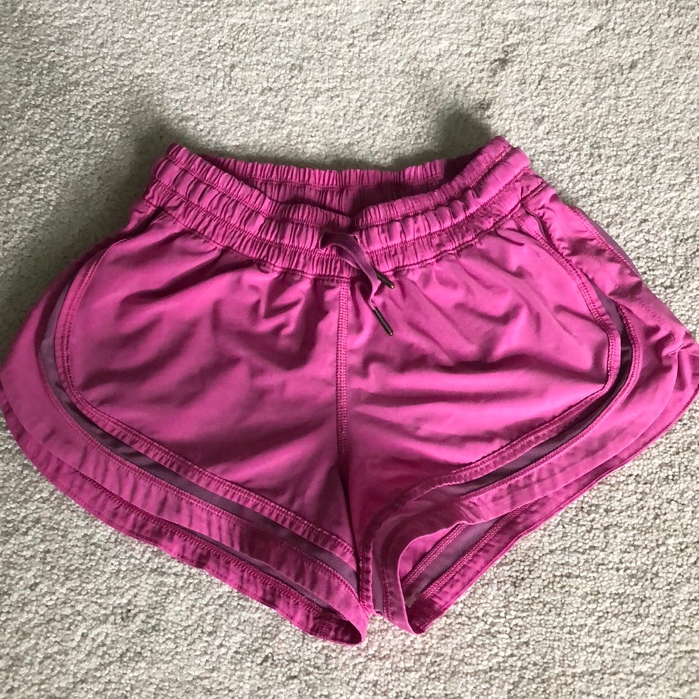 Lululemon pink shorts